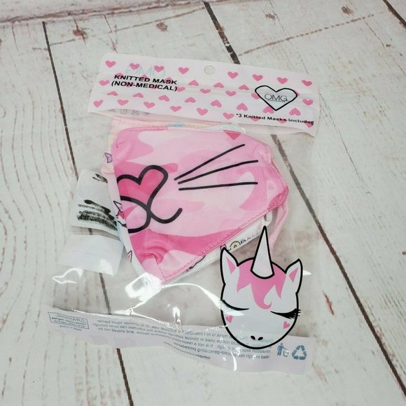 Miss Gwen's OMG Accessories Girls Knitted Mask - Picture 1 of 9